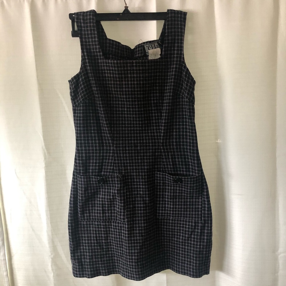 Vintage plaid dress